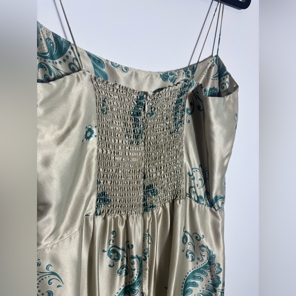 Reformation Cream and Green Floral Maxi Dress - Picture 8 of 12